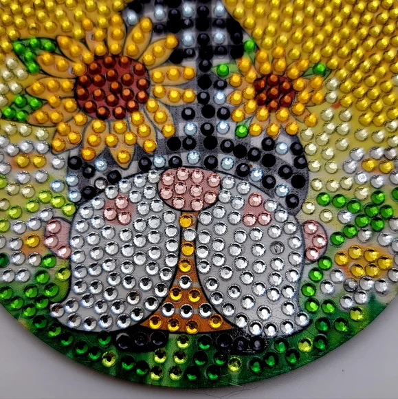 Sunflower 🌻 Plaid Hat Coaster - Picture 2 of 3